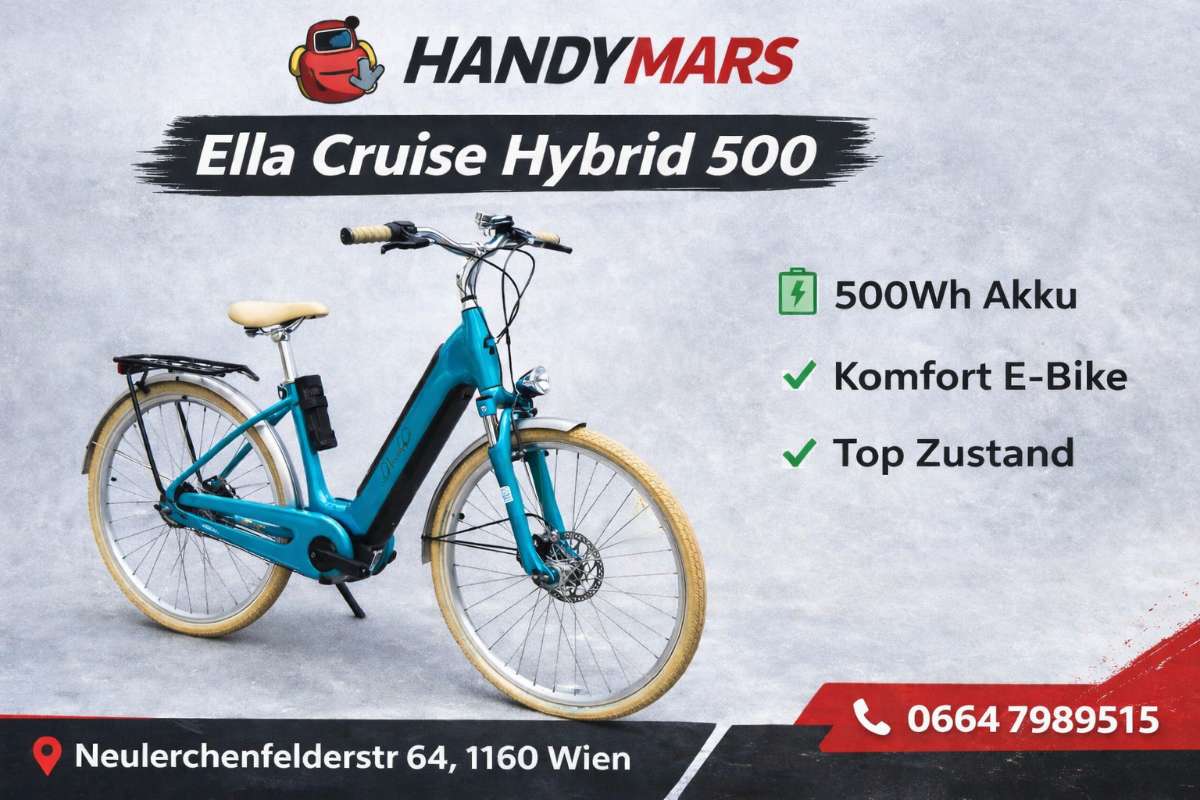 Ella Cruise Hybrid 500 - 500Wh Akku - Komfort E-Bike - Top Zustand