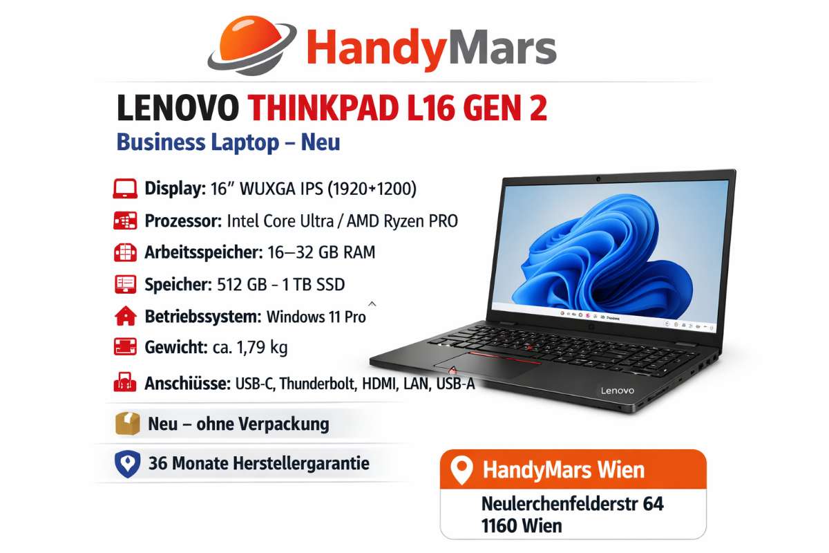 Lenovo Laptop - Ryzen 5 PRO / 32GB RAM / Garantie bis 2029